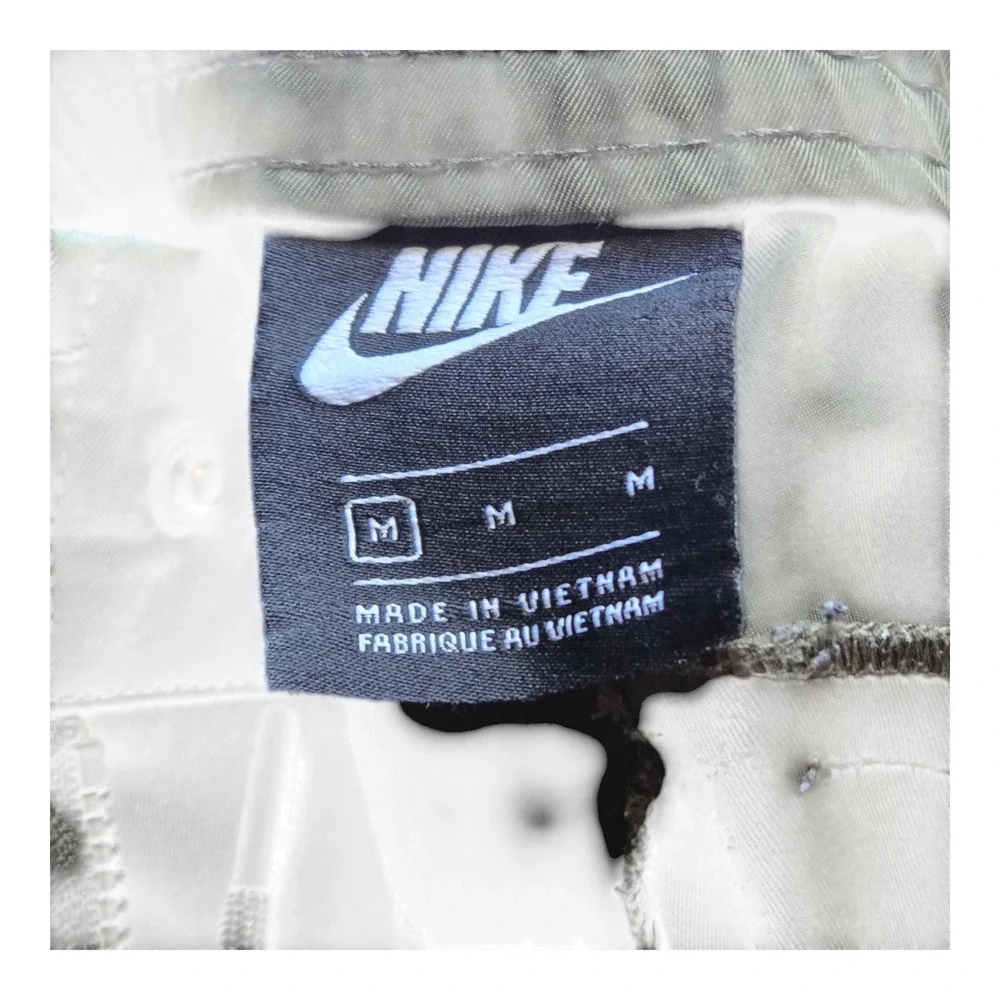 Nike Jogger Pants Mens M‎ Olive Green Bonded Woven Tech Utility